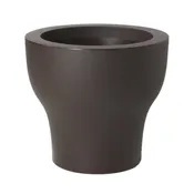Vaso per piante e fiori Fit PLASTECNIC in polietilene nero H 50 cm Ø 80 cm