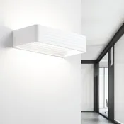 Applique LED design in gesso Limera bianco TECNICO