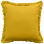 Cuscino INSPIRE Lucile giallo senape 45 x 45 cm
