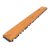 Listone da incastro Thermowood in legno 120 x 15 cm, Sp 25 mm pino naturale