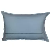 Cuscino Lino blu 60 x 40 cm