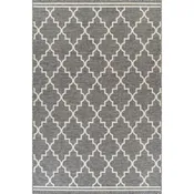Tappeto Sea Arabesque bianco e grigio, 160x230 cm