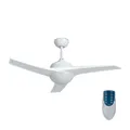 Ventilatore da soffitto Tokyo, bianco, D. 132 cm , con telecomando INSPIRE