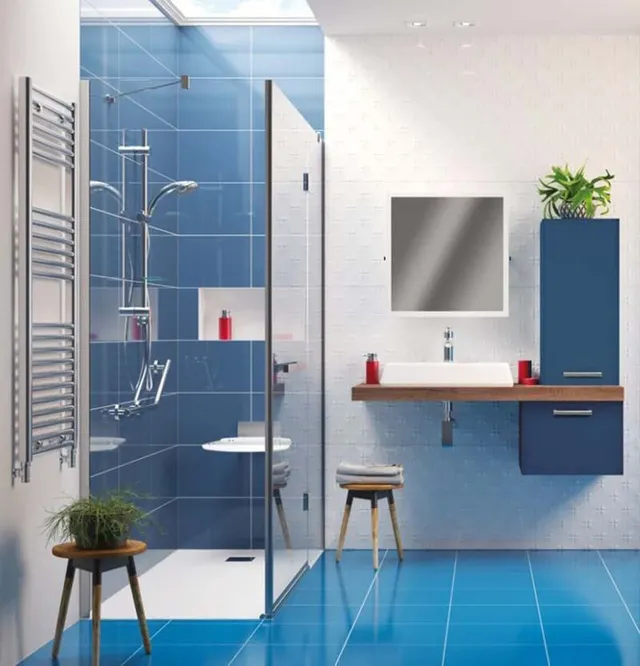 Ispirazione per un bagno con box doccia trasparente - Leroy Merlin