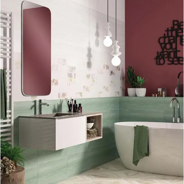 Come mixare forma e colore nel bagno Feng Shui - Idea Leroy Merlin