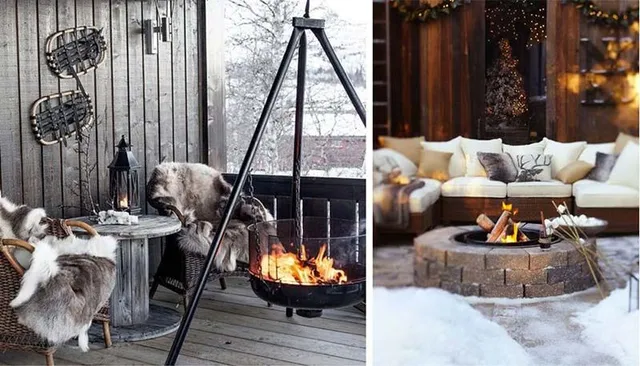 Atmosfere avvolgenti in veranda in stile rustic-chic  - blog.abigailahern e partyresources.blogspot