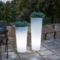 Vaso luminoso da esterno Vaso illuminato H 80 cm, luce bianco freddo E27 650LM NEWGARDEN
