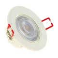 Faretto da incasso LED Switch tondo bianco, orientabile foro incasso 6.5 cm luce bianco caldo