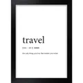Quadro stampa incorniciato  Travel 13x18 cm