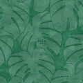 Carta da parati Jungle Monstera verde scuro, 53 cm x 10.05 m