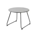 Tavolino da esterno Timea FixNATERIAL struttura e superficie in Acciaio  grigio per 1 persone Ø 48 cm