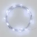 Catena luminosa 100 lampadine LED bianco freddo 10 m