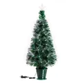 Albero di Natale artificiale verde con illuminazione H 100 cm