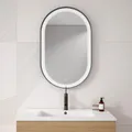 Specchio con illuminazione integrata bagno ovale VISOBATH H 80.5 x P 6 cm
