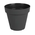 Vaso per piante e fiori CAPRI ARTEVASI in polipropilene antracite H 50 cm Ø 60 cm