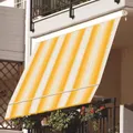 Tenda a rullo screen da sole Salina riga gialla 240x260 cm