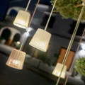 Lampadario LED boho CONTA MINI HANG BLANCO bianco Ø15cm, luce calda 350 lumen, NEWGARDEN, IP54