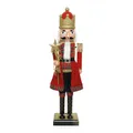 Figura natalizia multicolore schiaccianoci in polipropilene L 22 x P 22 x H 110 cm