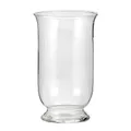 Vaso decorativo coppa in vetro trasparente H 30 cm, Ø 15 cm