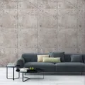 Carta da parati panoramica Blocchi di cemento, grigio 159 x 280 cm