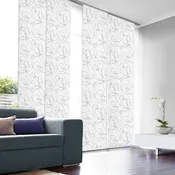 Pannello giapponese INSPIRE Zig zag bianco 60x300 cm