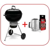 Barbecue a carbonella Original Kettle D.57 + kit ciminiera WEBER