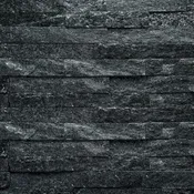 Rivestimento decorativo in pietra Mikeno nero da interno / esterno