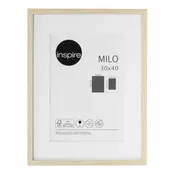 Cornice con passe-partout INSPIRE Milo, quercia 32x42 cm per immagini 21x29.7 (a4) cm
