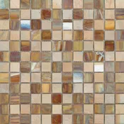 Mosaico pietra Sable D'or beige sp. 6 mm.