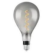 Lampadina LED, E27 goccia, fumé, luce calda, 5W= 110LM (equiv 12 W), 340° dimmerabile, OSRAM