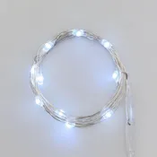 Catena luminosa 40 lampadine LED bianco freddo 4 m