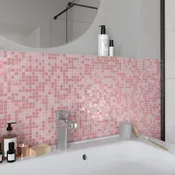 Mosaico vetro Candy Mix Pink multicolore sp. 8 mm.