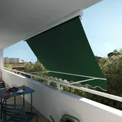 Tenda da sole a caduta con bracci NATERIAL mod. Balcony L 2.5 x P 2.5 m  verde