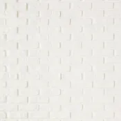Rivestimento murale angolare in gesso Isto White bianco da interno
