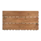 Piastrelle ad incastro ONEK Thermowood in legno pino scandinavo 30 x 60 cm Sp 25 mm,  pino naturale