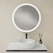 Specchio con illuminazione integrata bagno tondo L 90 x H 90 cm VISOBATH