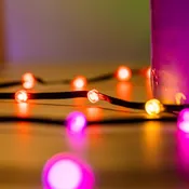 Catena luminosa 400 lampadine LED multicolore TWINKLY natalizia 20 m