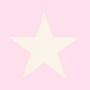 Carta da parati Precious Stella avorio e rosa, 53 cm x 10.05 m