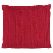 Cuscino Treccia piccola rosso 45 x 45 cm