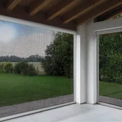 Zanzariera avvolgibile Maxyma con rete Sun Screen per terrazza L 300 x H 170 cm bianco