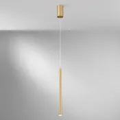 Lampadario Moderno Pype LED oro, in ferro, D. 2.5 cm, 470 LM, LUCE AMBIENTE DESIGN