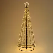 Albero Conic 1254 lampadine bianco caldo H 200 cm