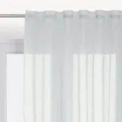 Tenda filtrante INSPIRE Voile Softy bianco, fettuccia e passanti nascosti 200x280 cm