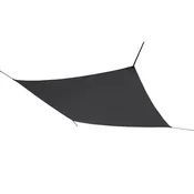 Vela ombreggiante rettangolare grigio scuro 300 x 400 cm