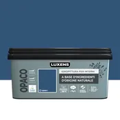 Pittura per interni lavabile, LUXENS blu denim opaco, 2.5 L