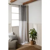 Tenda semi-filtrante INSPIRE Riveka grigio, occhiello 140x280 cm
