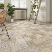 Piastrella da pavimento interno Tours Alcazar in ceramica smaltato multicolore 45 x 45 cm, sp 9.1 mm traffico medio (pei 2/5) R10