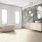 Piastrella da pavimento e rivestimento interno rettificato Evitca in gres porcellanato opaco beige 120 x 60cm, Sp. 9.5 mm traffico medio forte (pei 3/5) R9