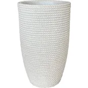 Vaso per piante e fiori BALI in polietilene beige H 70 cm Ø 41 cm