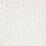 Rivestimento murale angolare in gesso Isto White bianco da interno